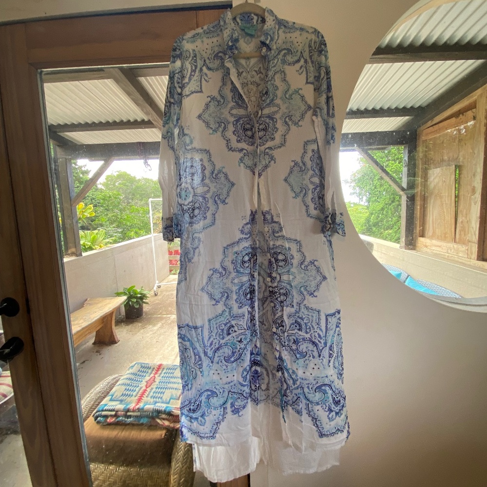 Robert Graham & Letarte Collaboration Duster/Swim-cover